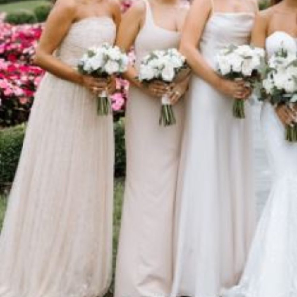 Watters Ballet Slipper (Pink / Champagne) Bridesmaid Dress